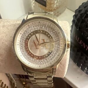 Armani Exchange Women's Gold-Tone Watch